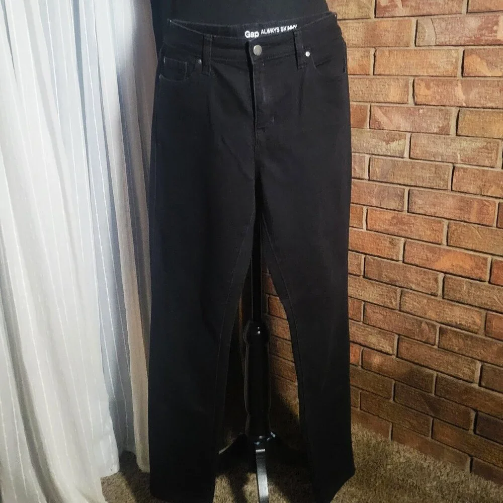 GAP Always Skinny Coupe Toujours Svelte Black Women's Skinny Jeans - Size 10/30
